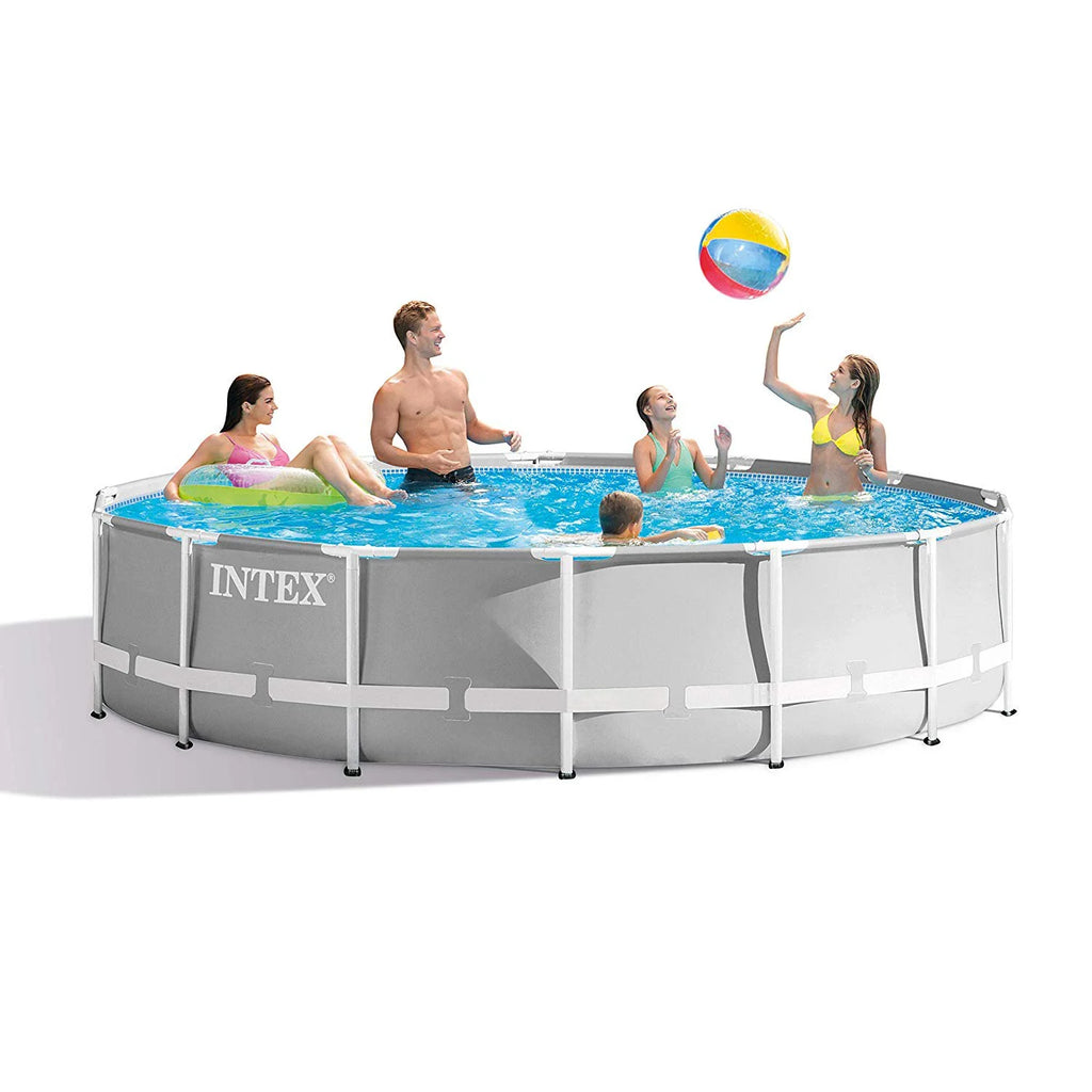 14 Foot x 42 Inch Above Ground Swimming Pool Set with Filter A472
