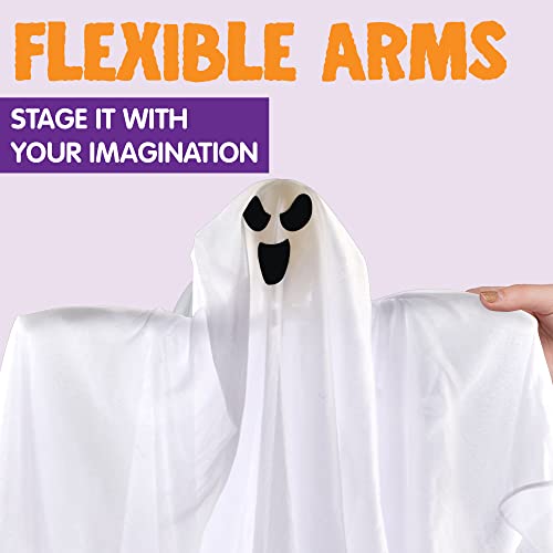 3 PCS 27.5" Hanging Ghosts Halloween Decoration S313554