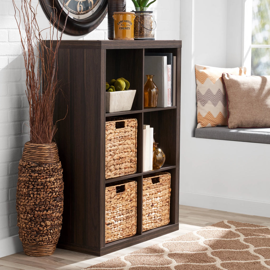 6-Cube Storage Organizer Textured White P162