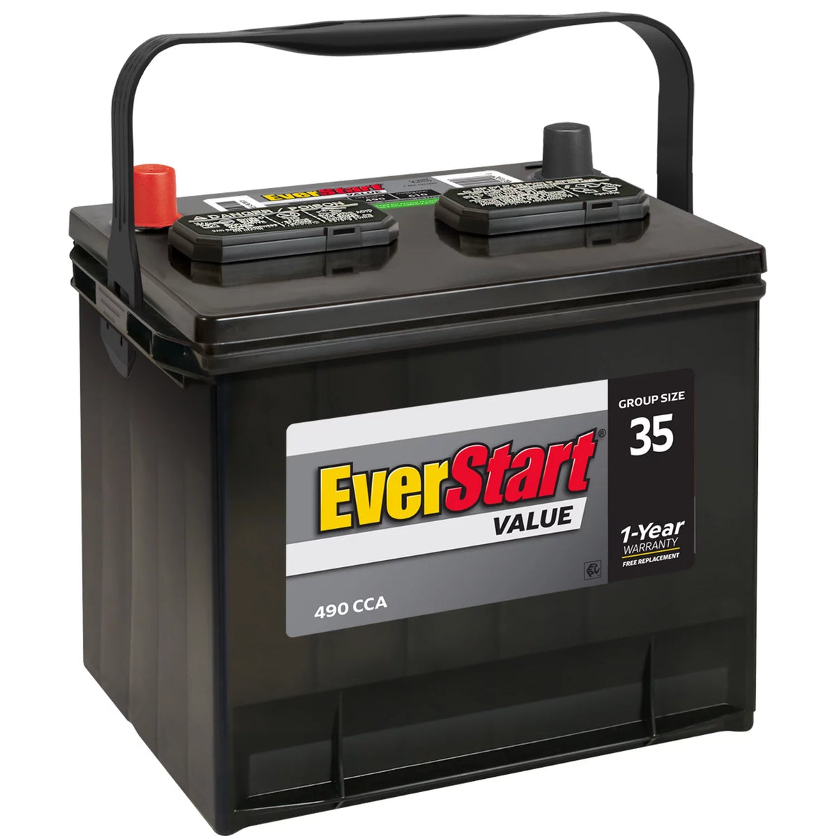 Lead Acid Automotive Battery Group Size 35 12 Volt 490 CCA M448871