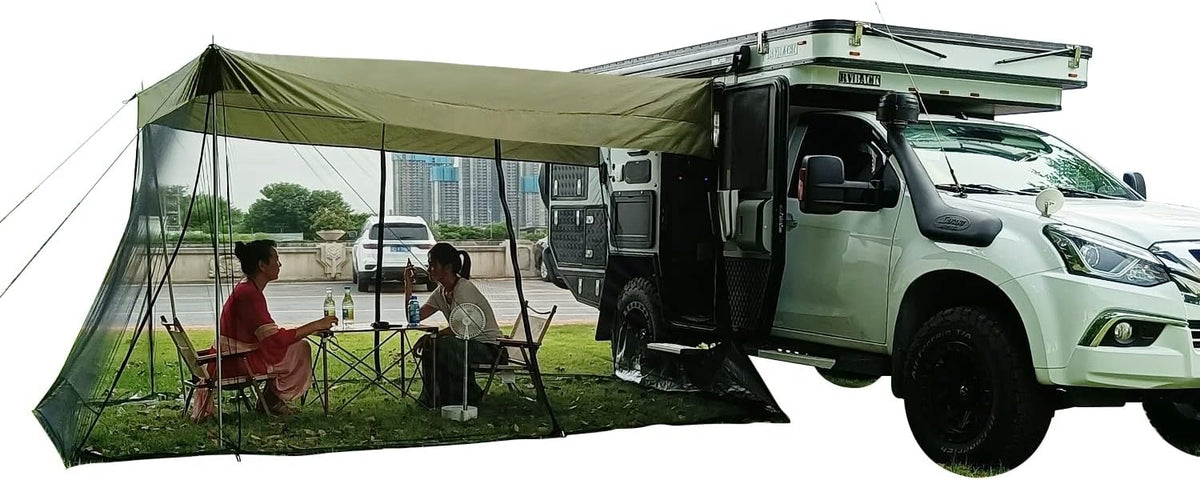 Portable Rear Tent with Mosquito Net for SUV L2004