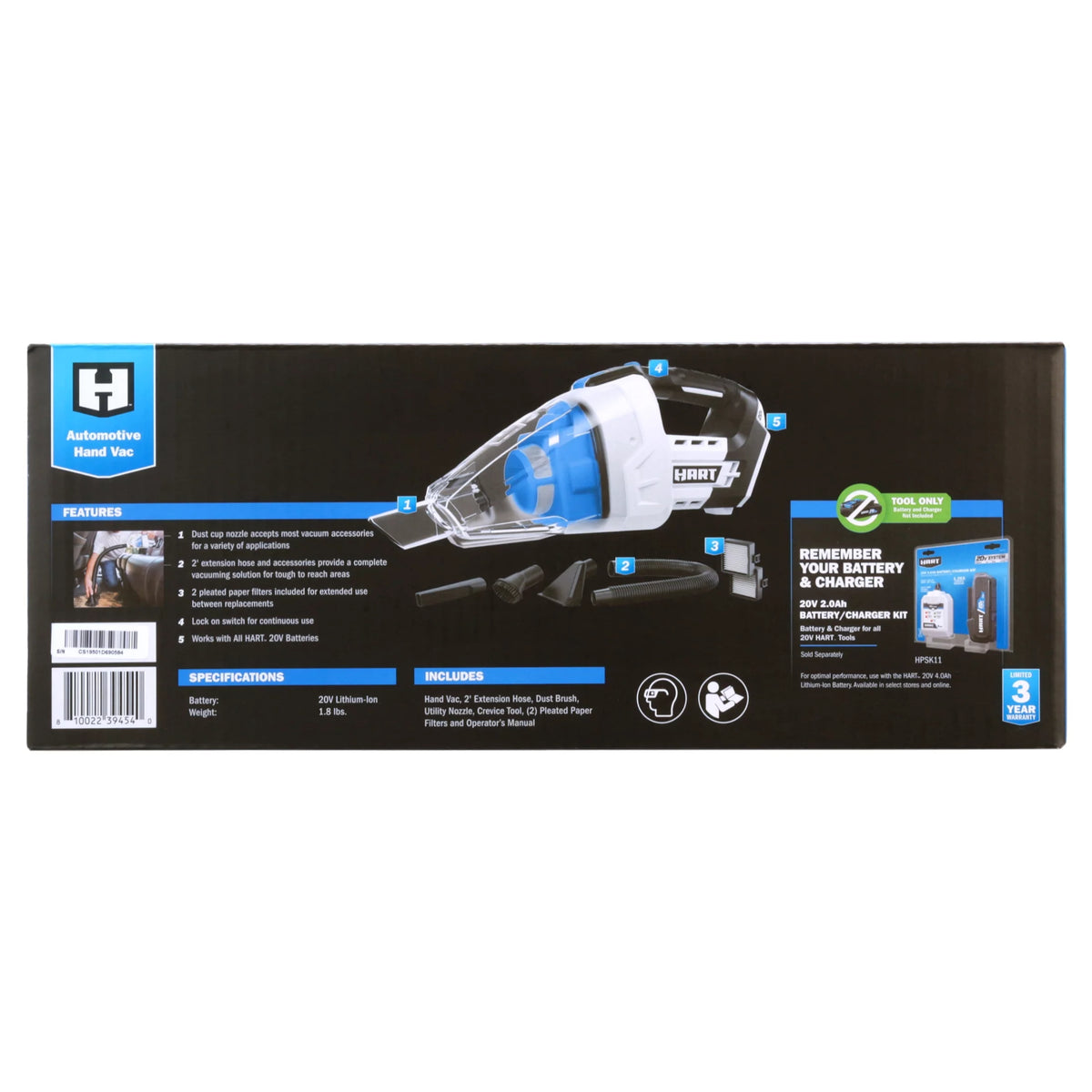 Cordless Automotive Hand Vac N465850