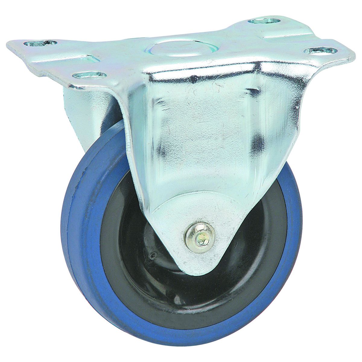 3 in. Rubber Rigid Caster F762694