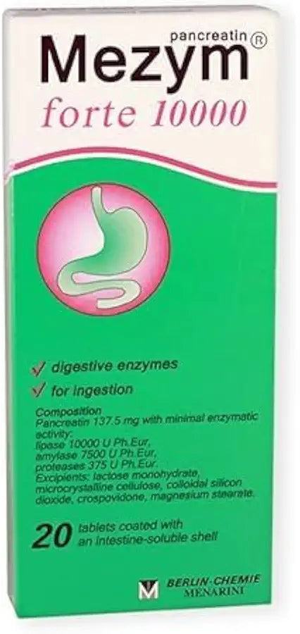 20 Tablets Pancreatin Enzymes Dietary Supplement Q2661