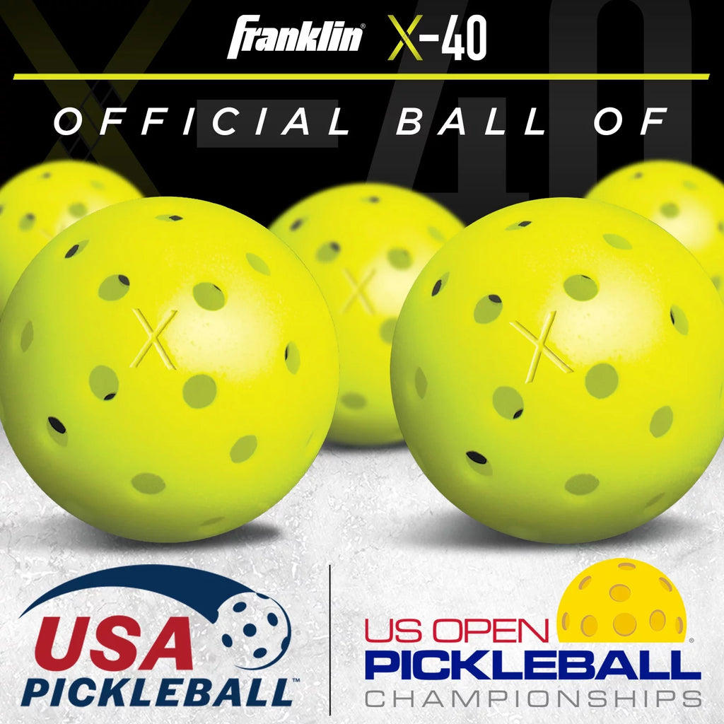 6 Pack Regulation Size Outdoor Pickleballs Q15973