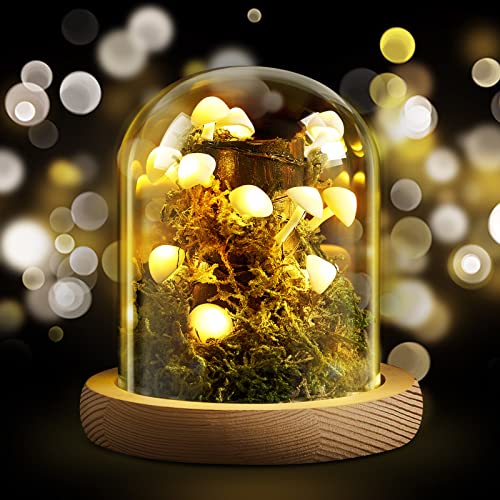 3.9 Inch Mushroom Glass LED Night Light L94656