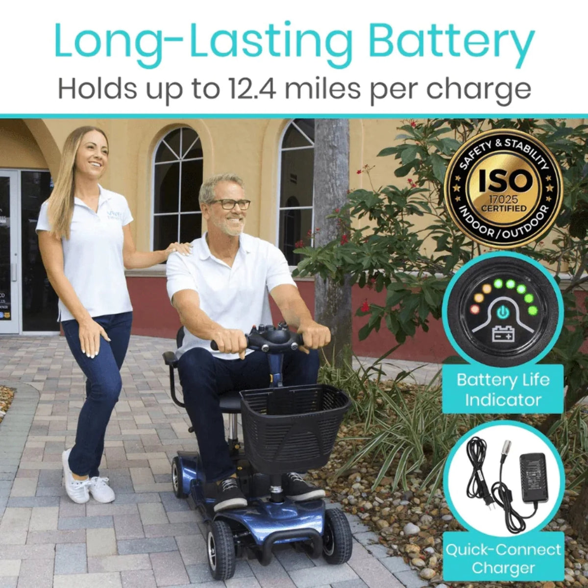 4 Wheel Battery Powered Mobility Scooter E287