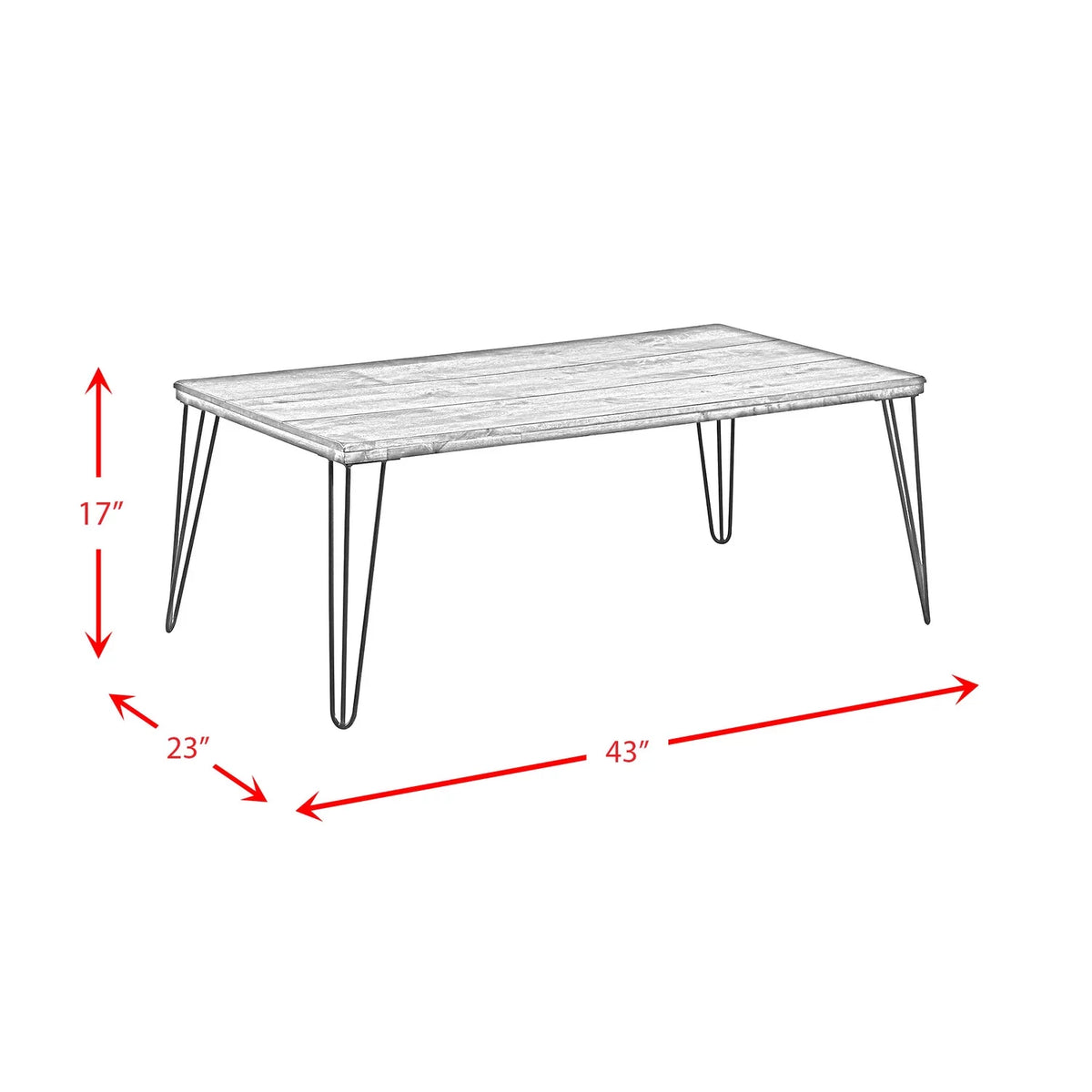 Rectangular Coffee Table W2033