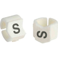 Black on White Clip Sleeve Wire Markers M765700
