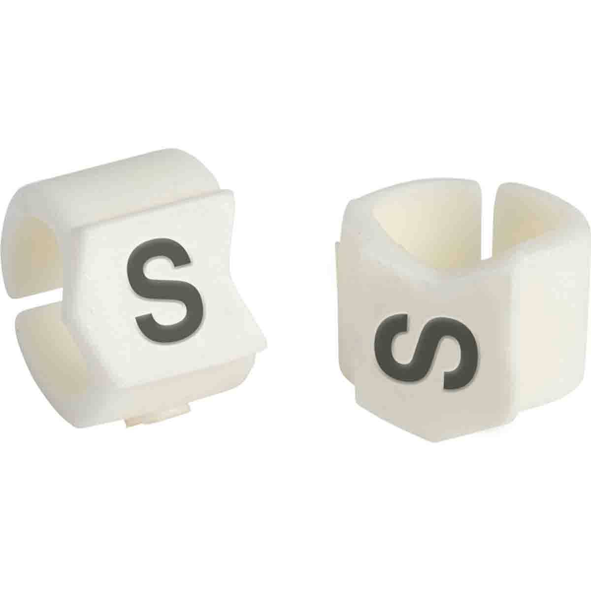 Black on White Clip Sleeve Wire Markers M765700