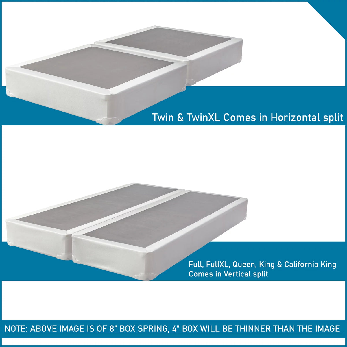 4” Split Fully Assembled Box Spring N204987