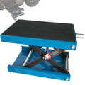 1100 LB Wide Deck Motorcycle ATV Scissor Lift Jack Stand Deep Blue C9465