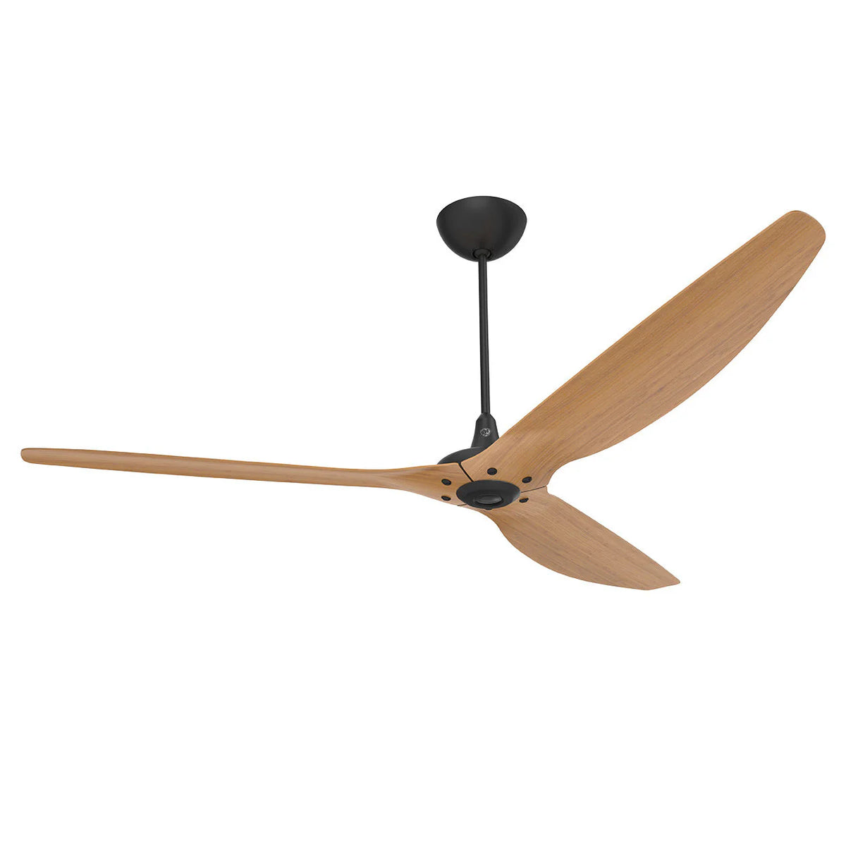 84 Ceiling Fan with Bamboo Blades and Black Finish N772