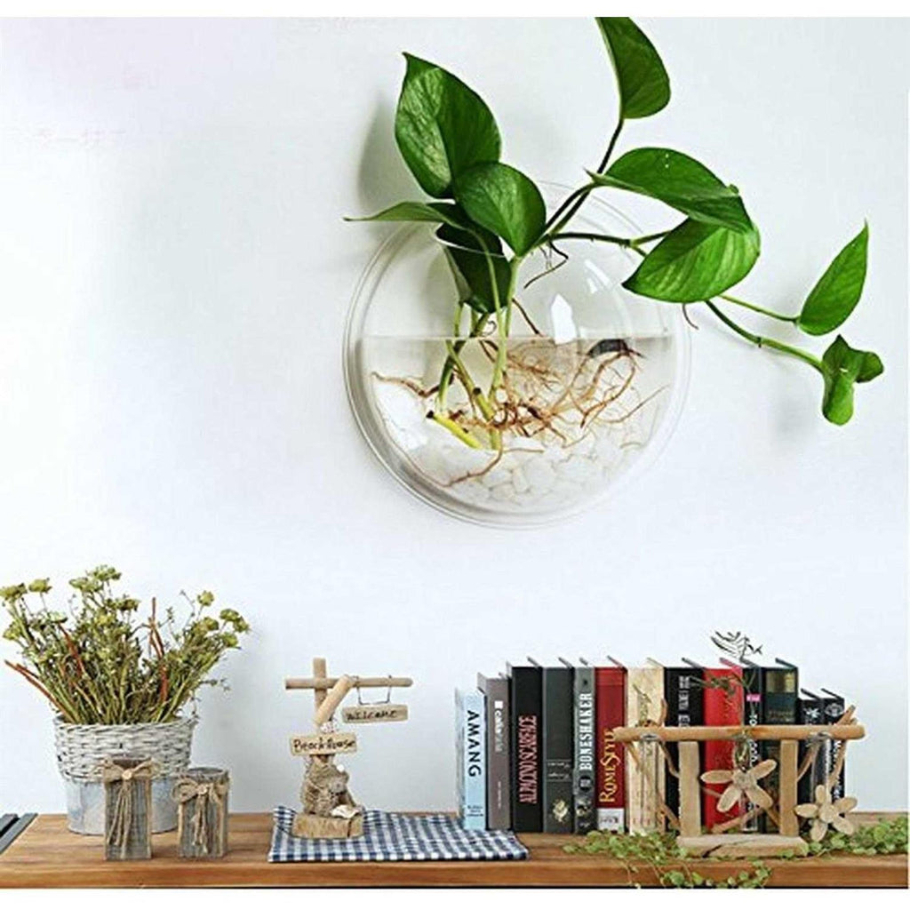 Wall-Hanging Acrylic Fish Bowl 1 Gallon T733083