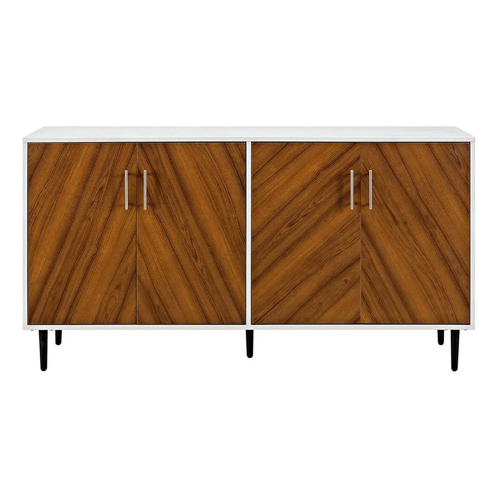 White Teak Wood Buffet S2287