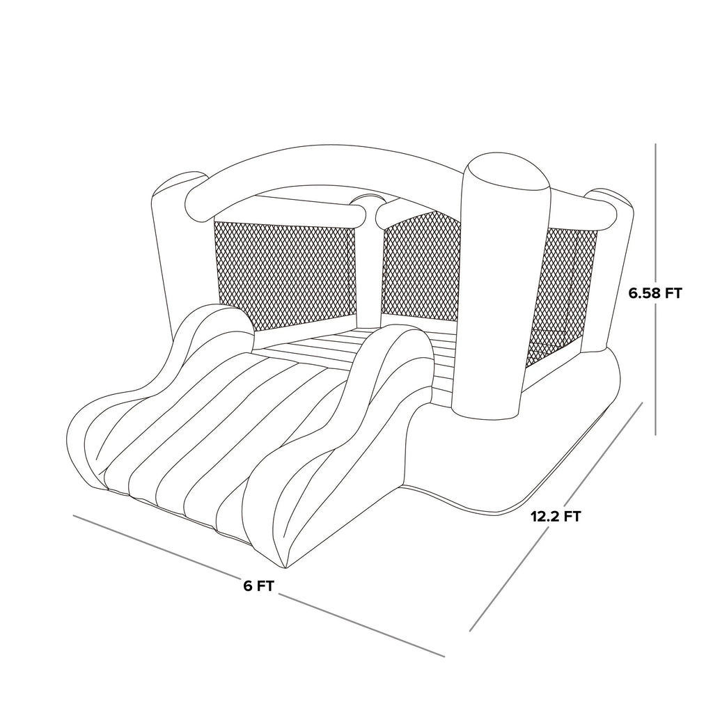 Inflatable Bounce House with Slide G45162