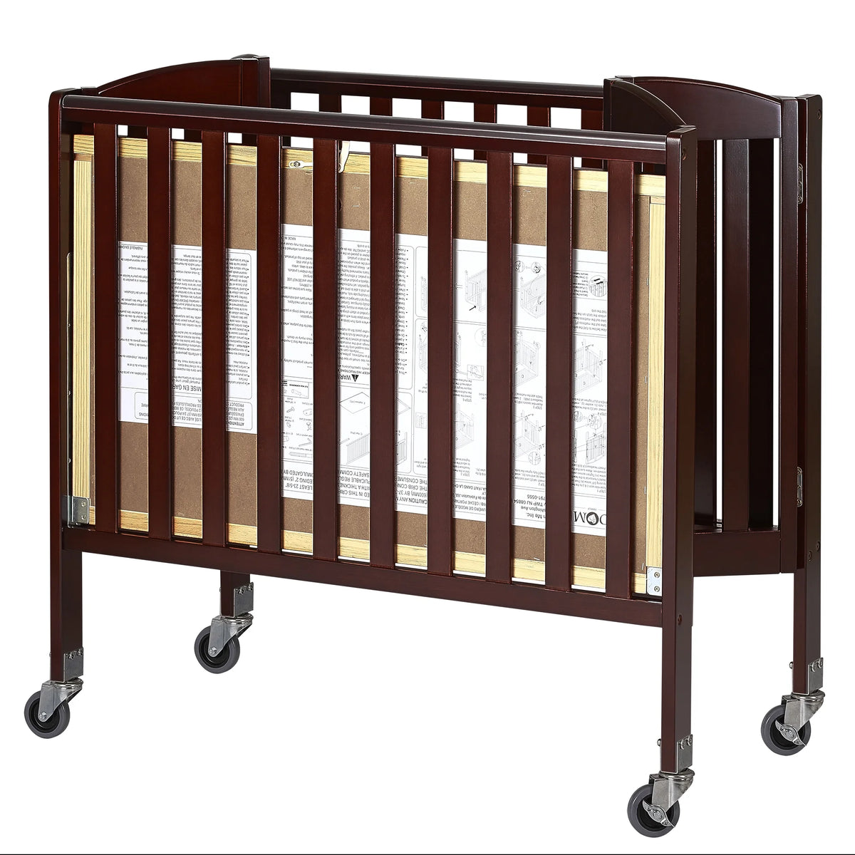 Espresso 3-in-1 Folding Portable Mini Crib L782318