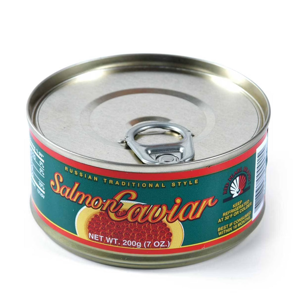 Red Pearl Russian Style Salmon Red Caviar 200 g (7 oz.) can Q31607